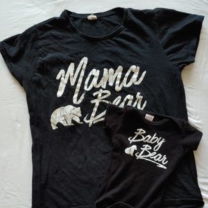 Mama and Baby bear shirt